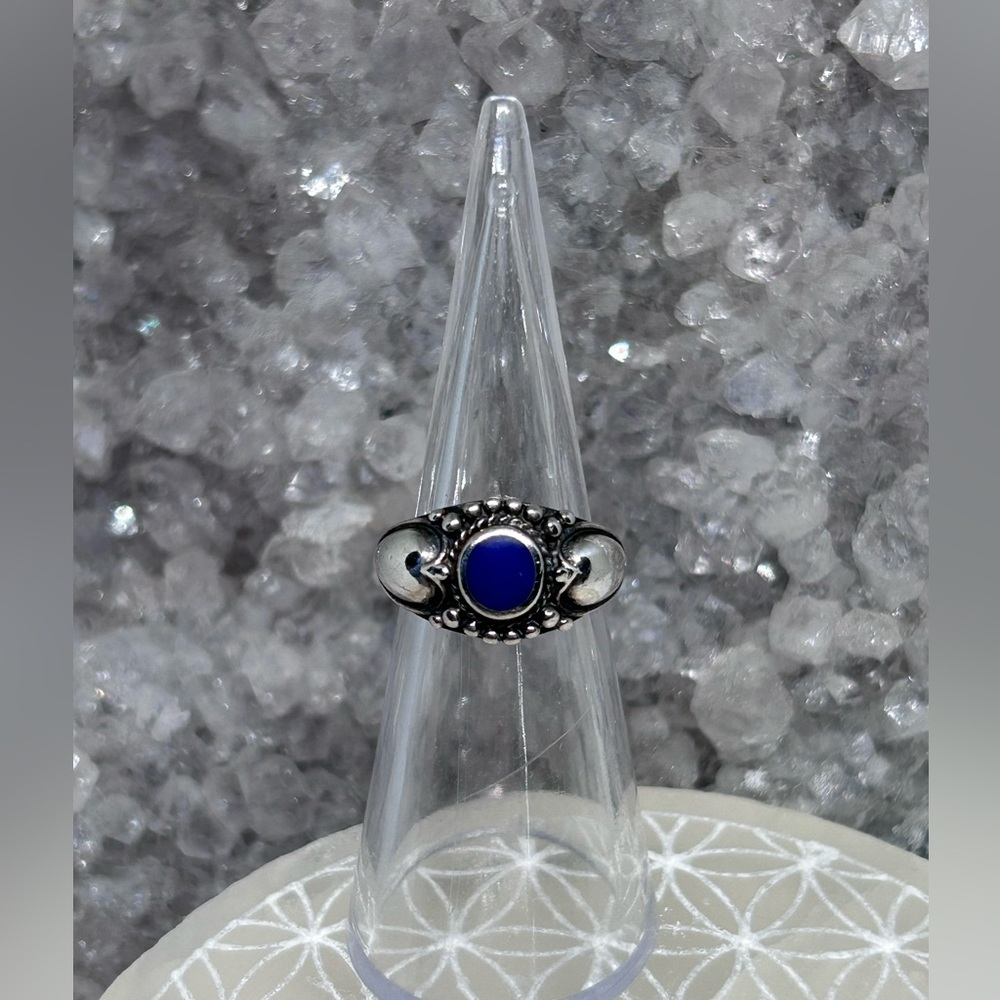 Vintage Lapis Lazuli Ring 925